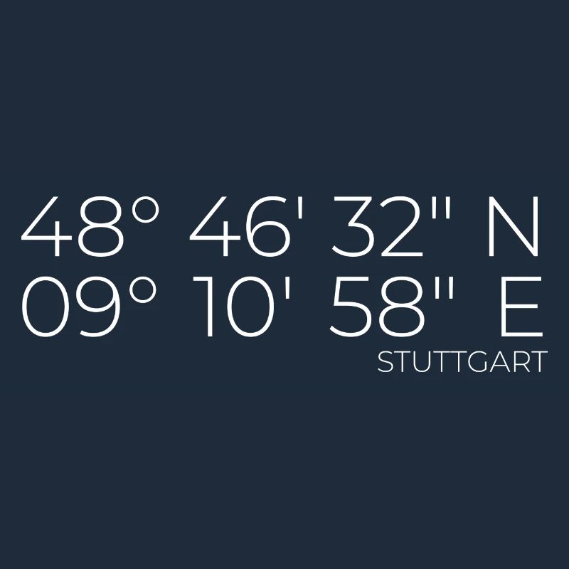 coordinates Stuttgart