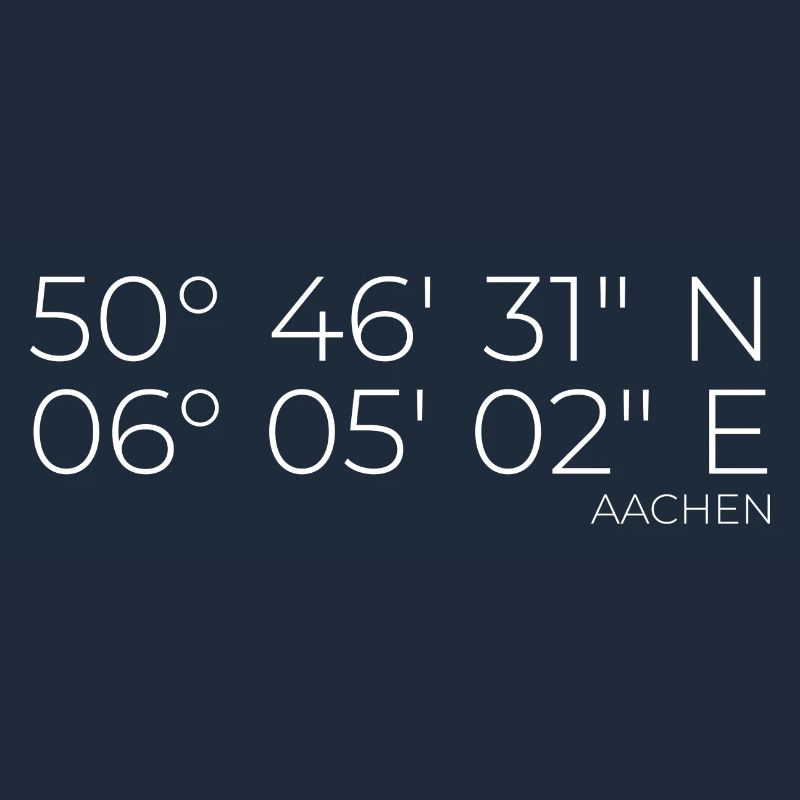 coordinates Aachen