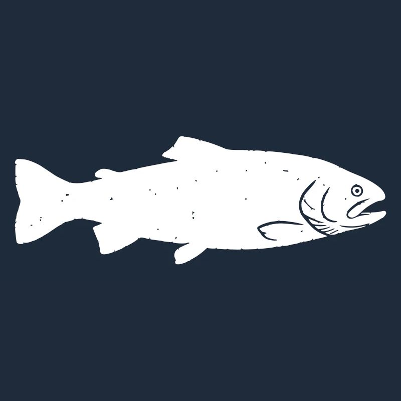 Forelle Forellen Silhouette wilde fliegenfischen