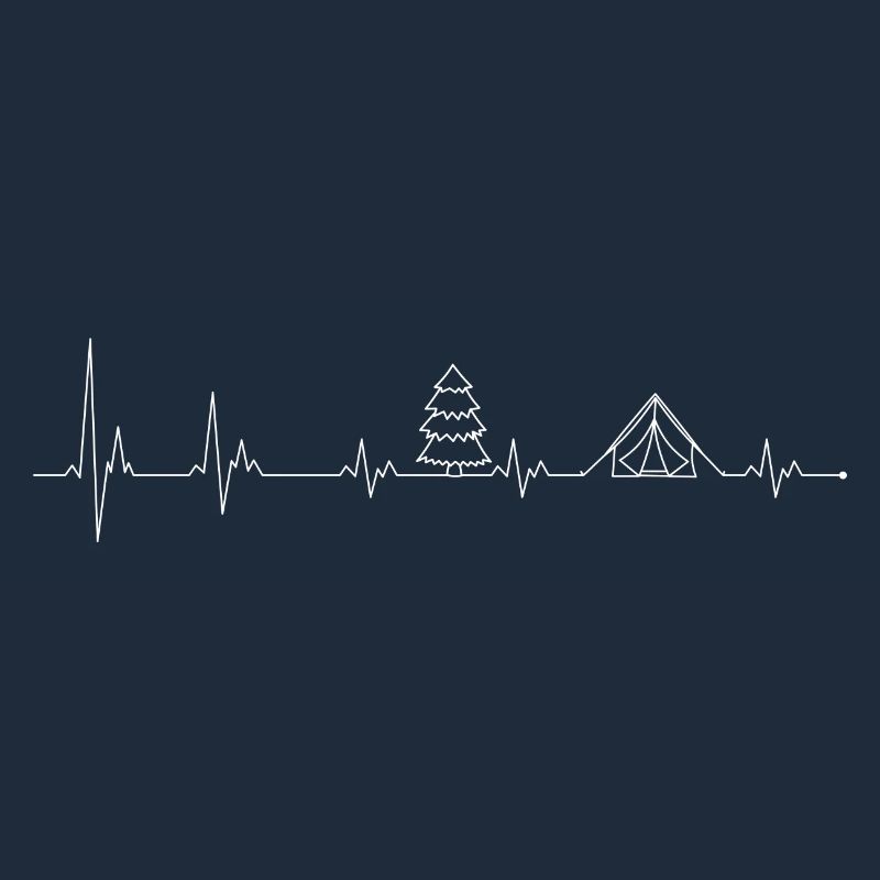 Nordic Christmas Tree Silhouette Design