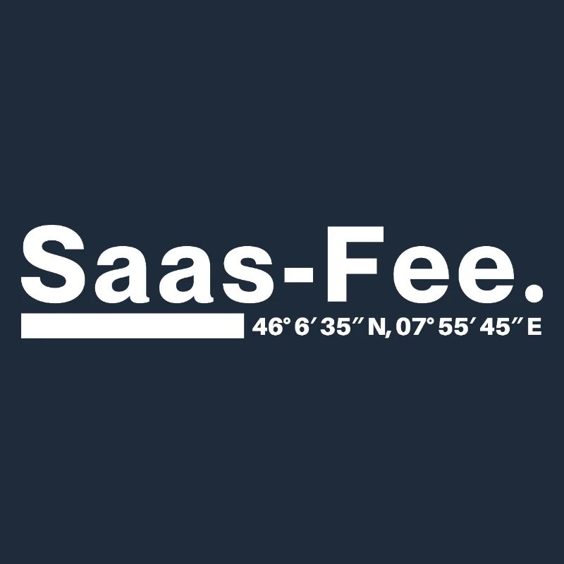Saas-Fee coordinates Valais Switzerland