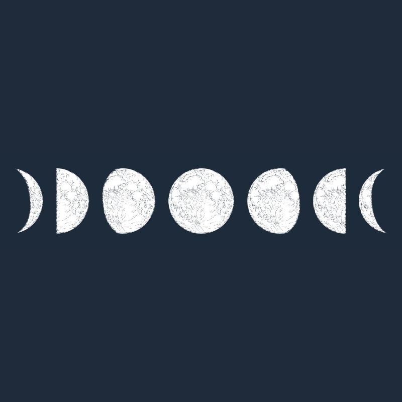 Séquence de cercles de phase de lune