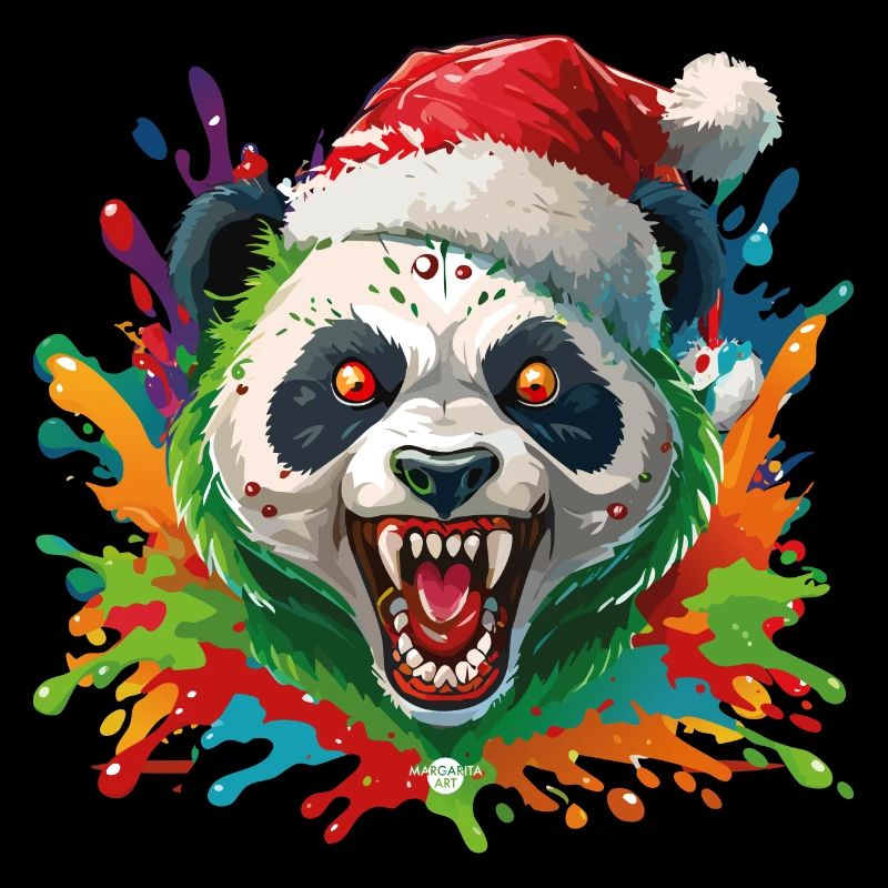 16 gocce di colore Zombie Panda Bear Santa Claus