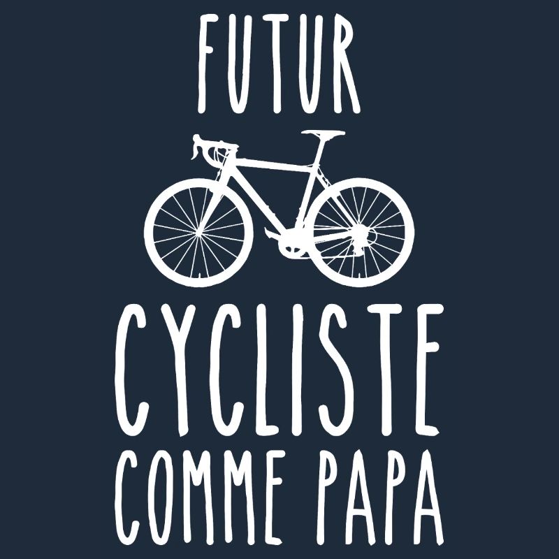Futur cycliste comme papa