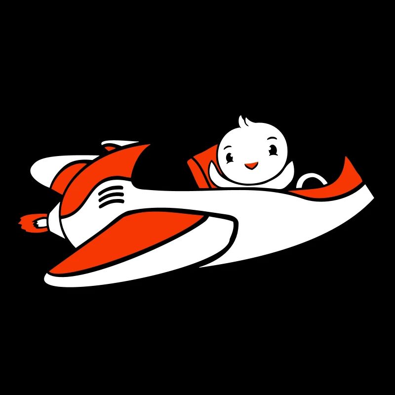 Duck Spaceship Pilot Space Science Fiction Cool