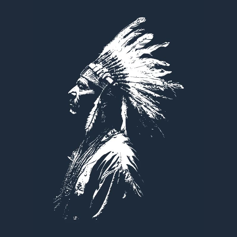 Indianer Silhouette