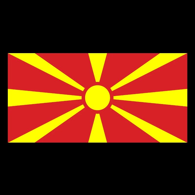 Drapeau de la Macédoine
