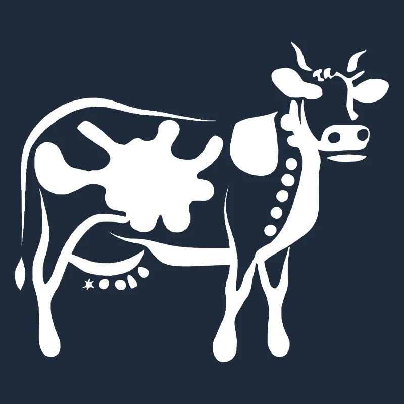Cow Art Abstract