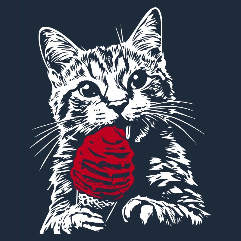 Lustige Katze Eis