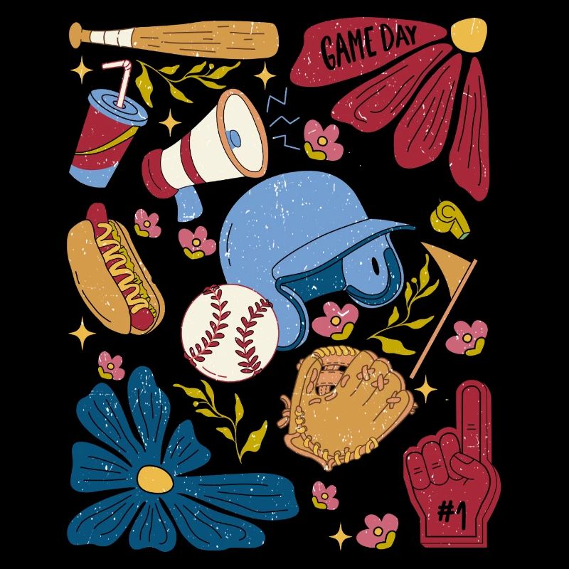 Game Day – Baseball Fan Design