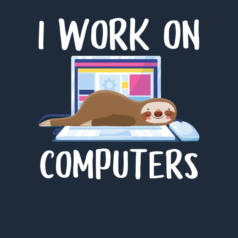 I work on computers Computer Programer Geschen