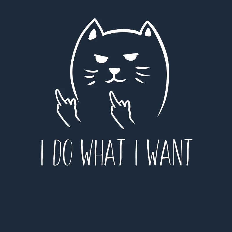 Self-confident cat: freedom without compromise