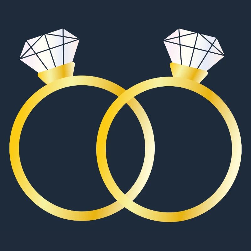 Two diamond rings