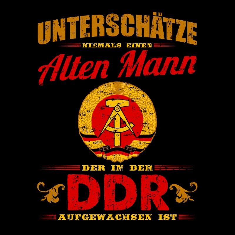 Alter Mann der in der DDR Geboren wurde