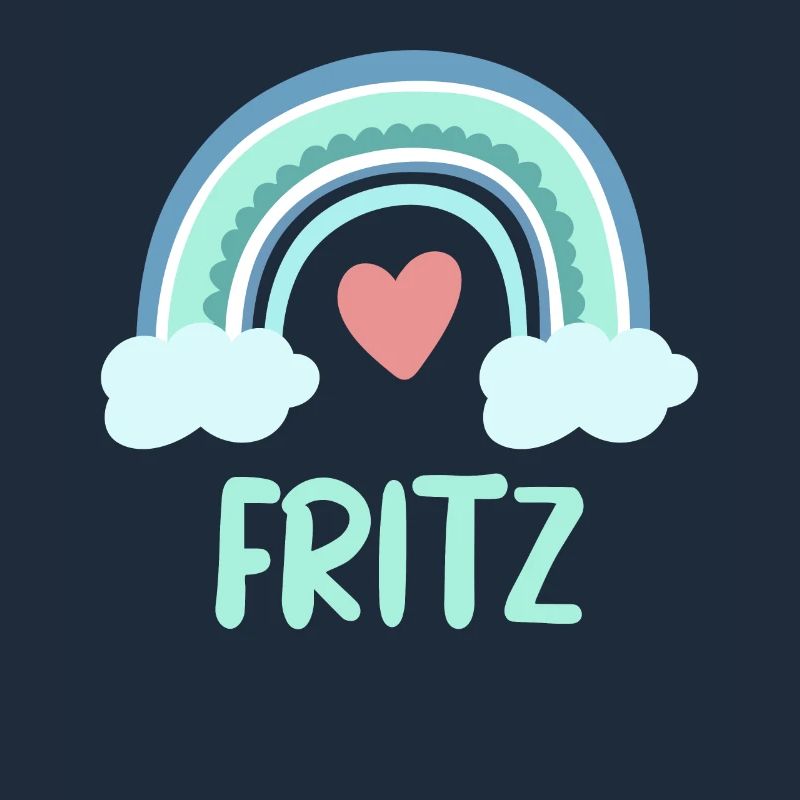 Fritz Name Rainbow Baby