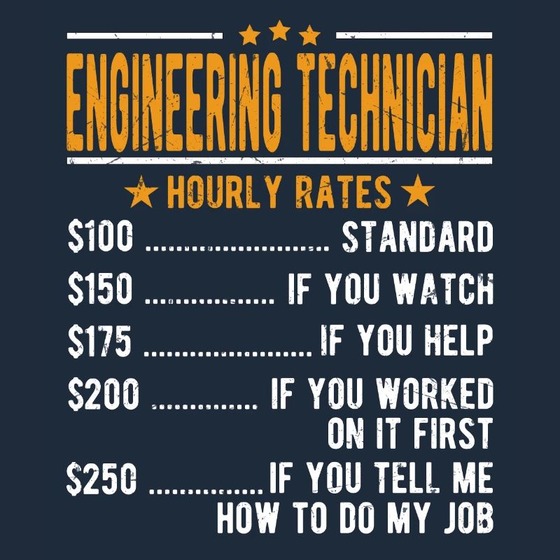 Engineering technician hourly wage