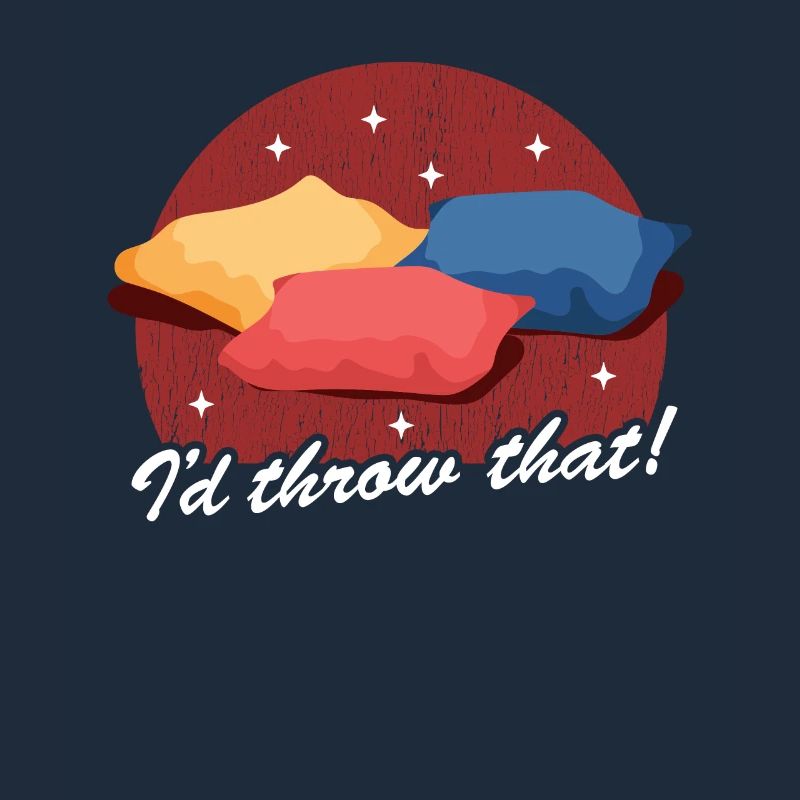 Cornhole Player Bean Bag Blind Hole Gift