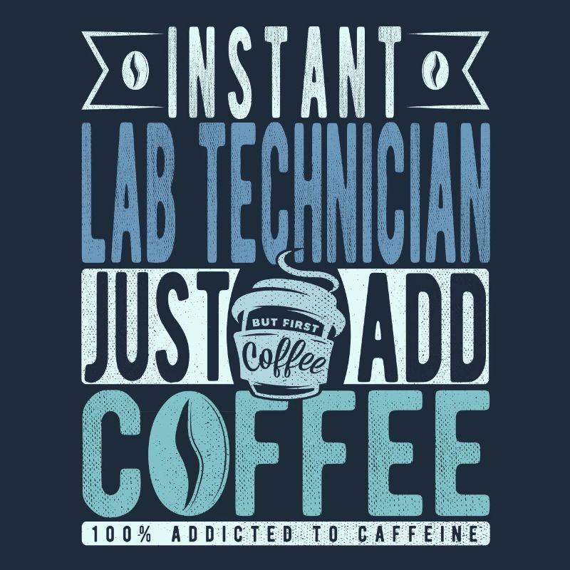 Technicien de laboratoire instantané Il suffit d’ajouter du café