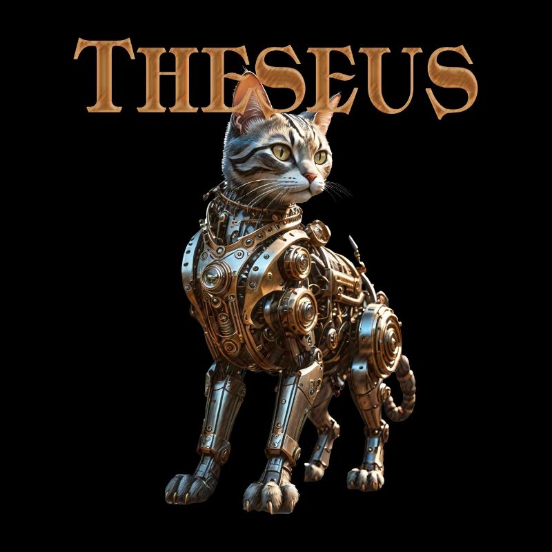 Automate Steampunk-Katze - Thésée Chat Steampunk
