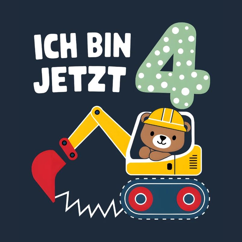 I'm Now 4 Bagger Bear 4th Birthday