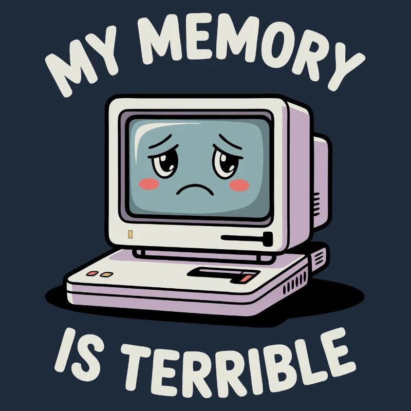 My Memory Is Terrible Funny Computer Funny Coding