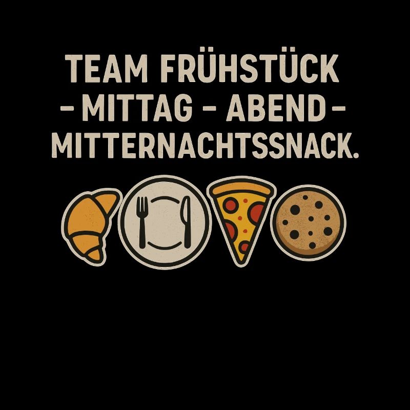 Team Breakfast Lunch Evening Midnight Snack