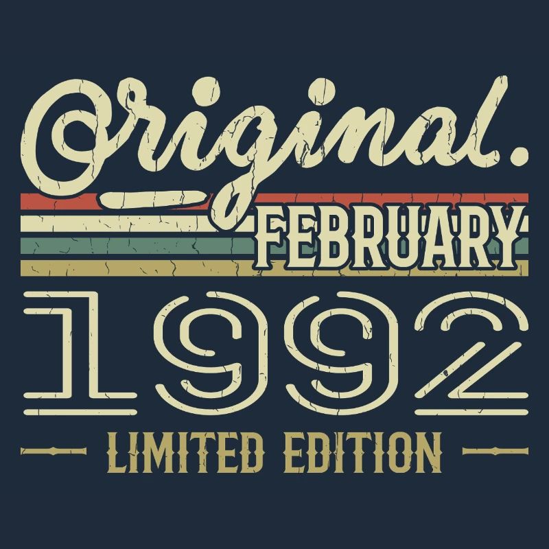 Februar 1992 Geschenk - Februar 1992 Geburtstag