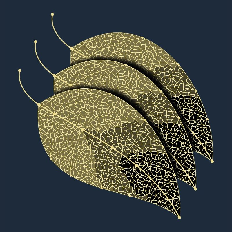 Feuilles décoratives