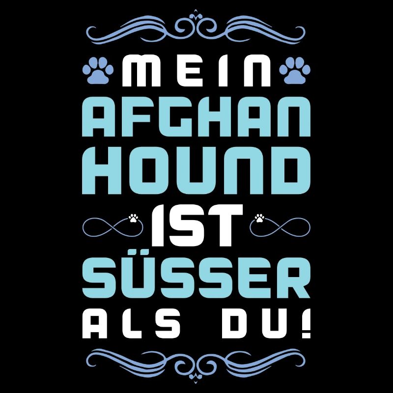 afghan hound hund spruch