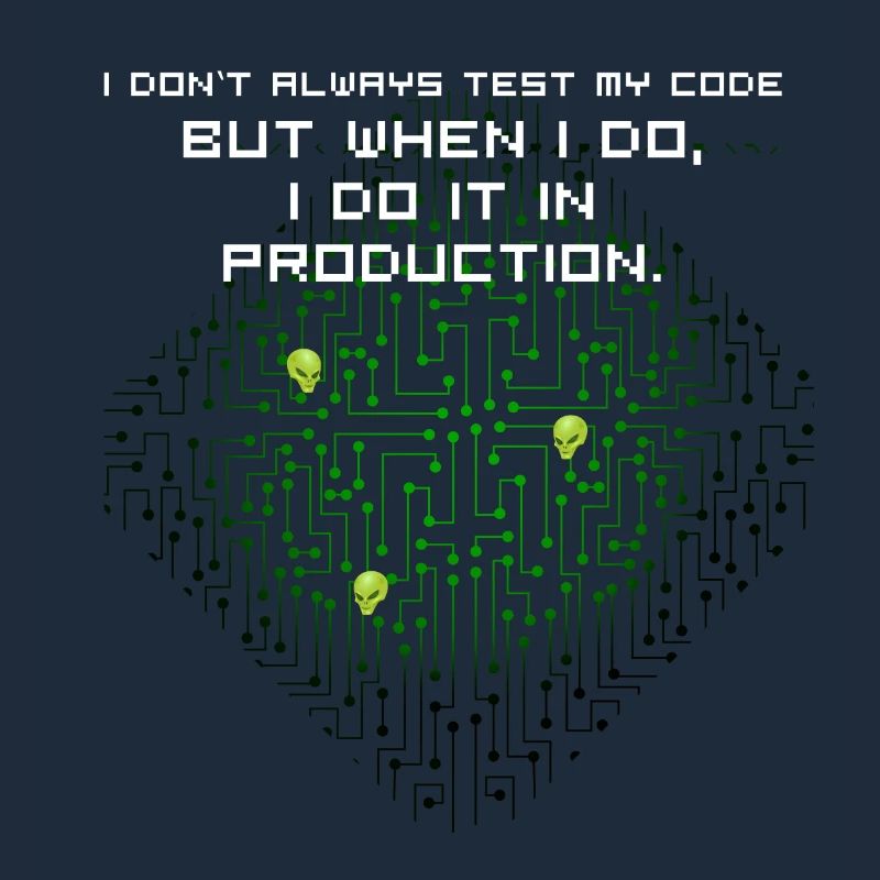 test code nerd joke spruch pc programmierer geek i