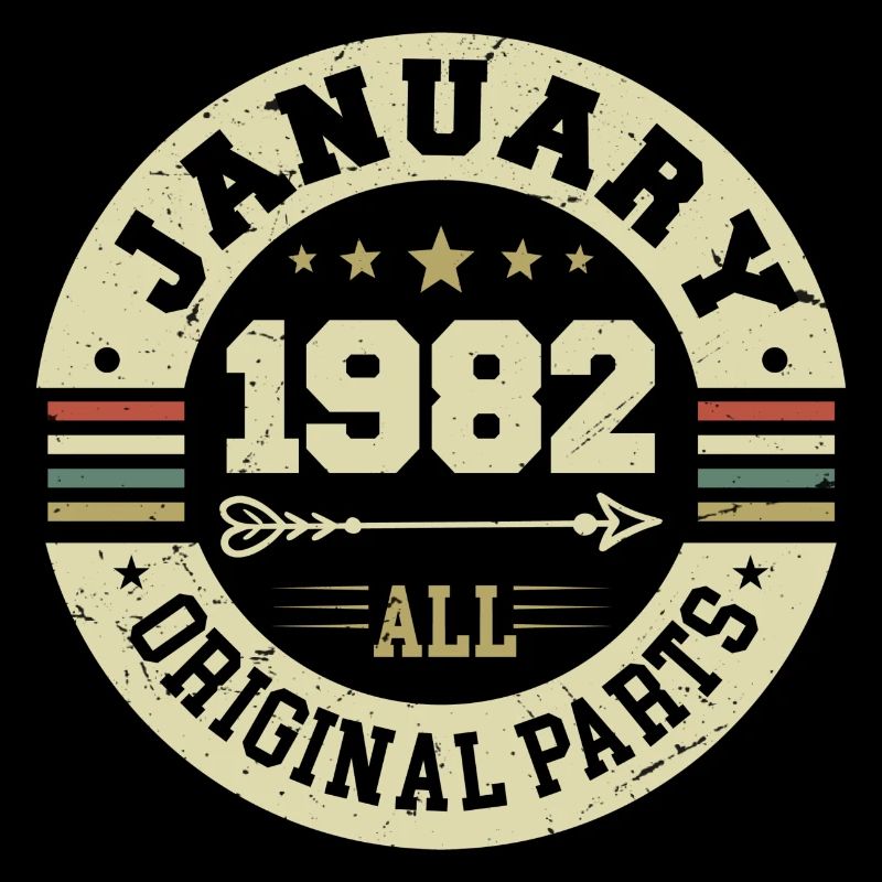 Janvier 1982 - Anniversaire en janvier 1982