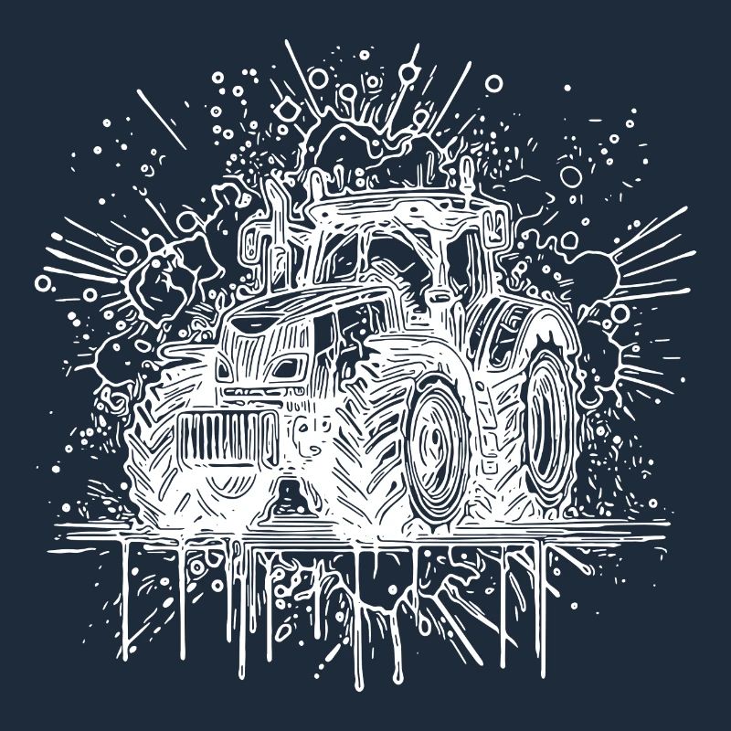 Ackerdesigner mit Traktor Feld Schlepper Experte