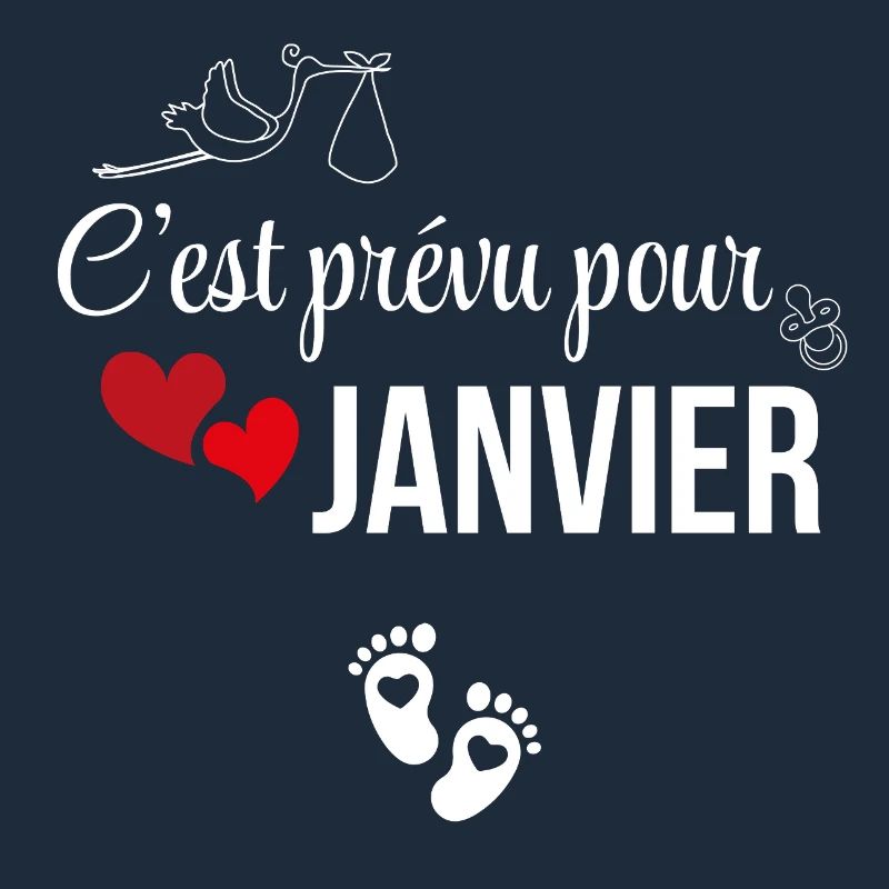 C’est prévu pour janvier - annonce de grossesse
