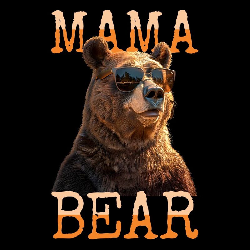 Mama Bear Bären Mutter Bärin Muttertag Grizzly Bär