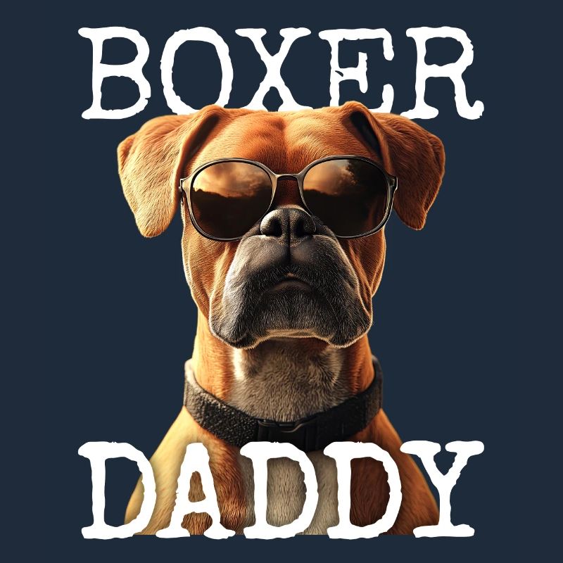 Deutscher Boxer Dad Hund Papa Vatertag Boxer Daddy