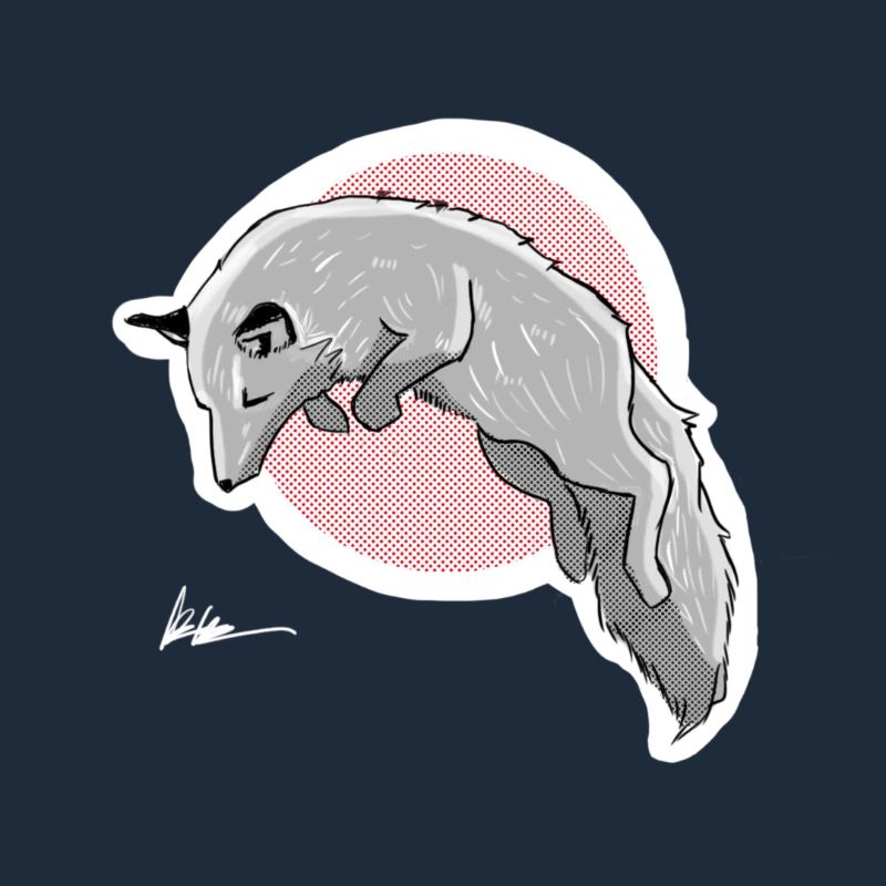 Jagd Schneefuchs