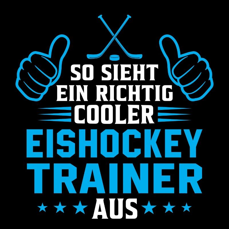 So sieht ein cooler Eishockey Trainer aus