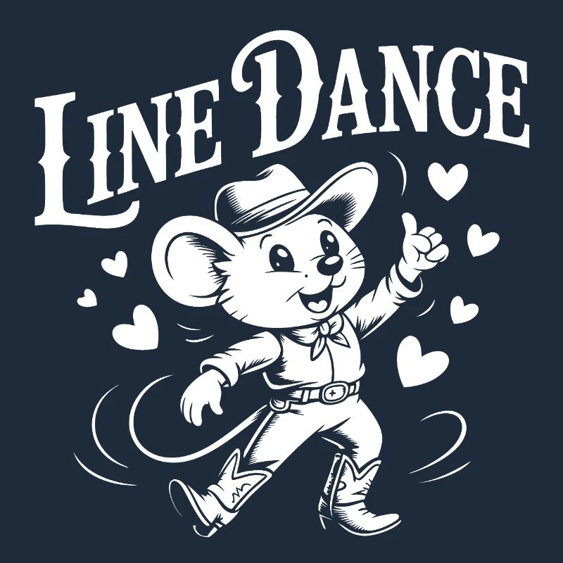 Line Dance Mouse Funny Mouse Dancing Line Dance