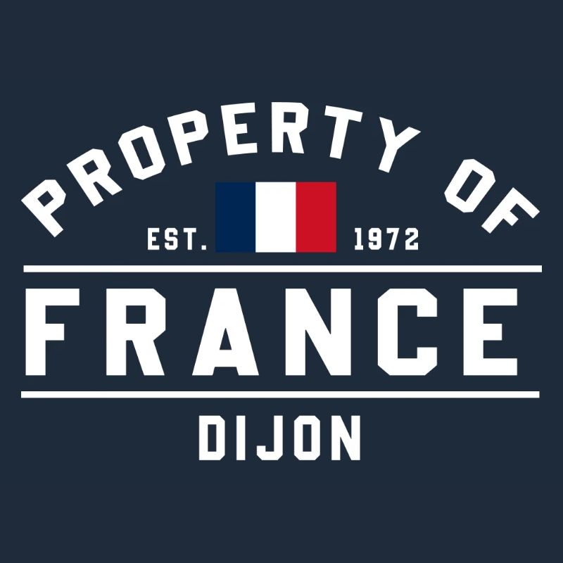 Drapeau français Graphique Logo de Dijon