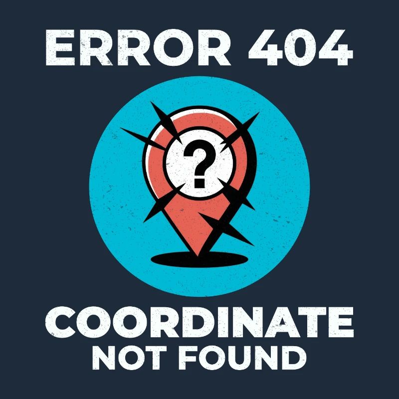 Question Mark Pin Lost Location GIS Error