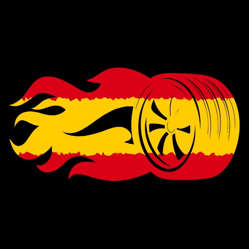 Drapeau du sport automobile espagnol