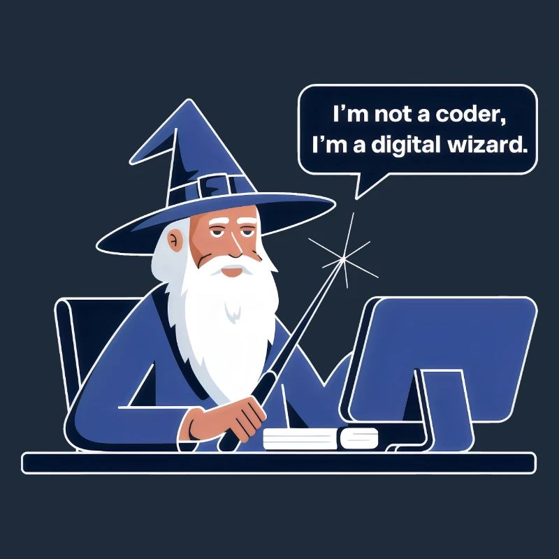 I'm Not a Coder I'm a Digital Wizard Programmer