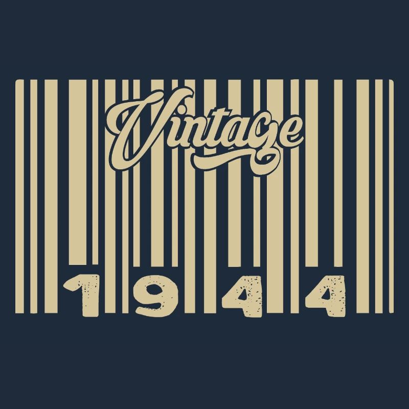 vintage 1944 Code barre 1944: Année 2025.
