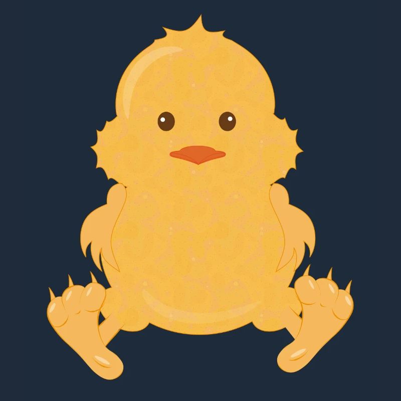 Oh comme c’est doux! Un poussin nouvellement éclos