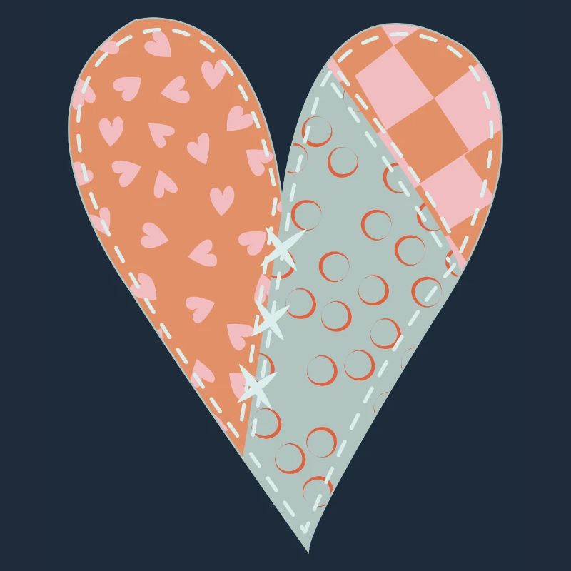 Patchwork Herz Nr. 8