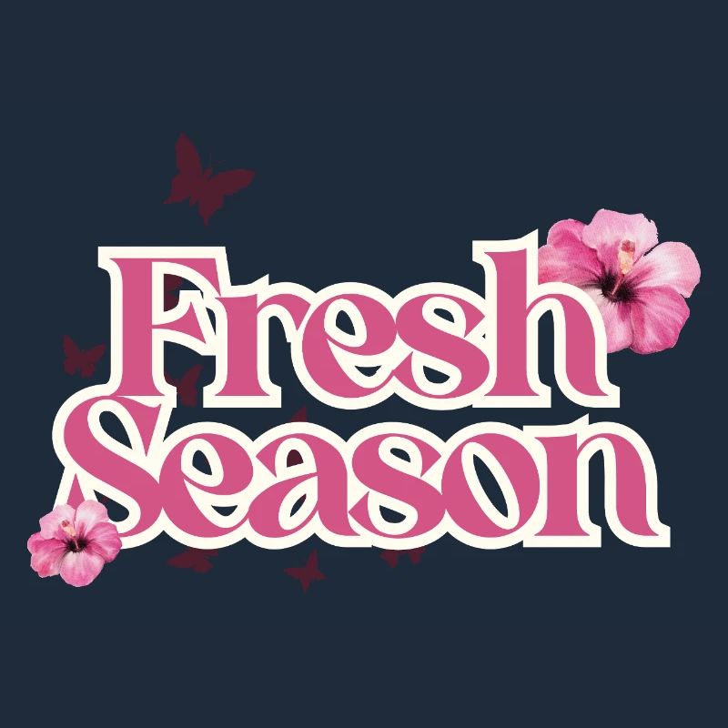 Fraîche Saison Floral Script
