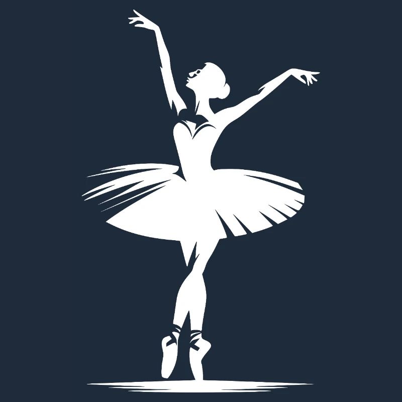 Danseuse avec élégance et pose de danse classique