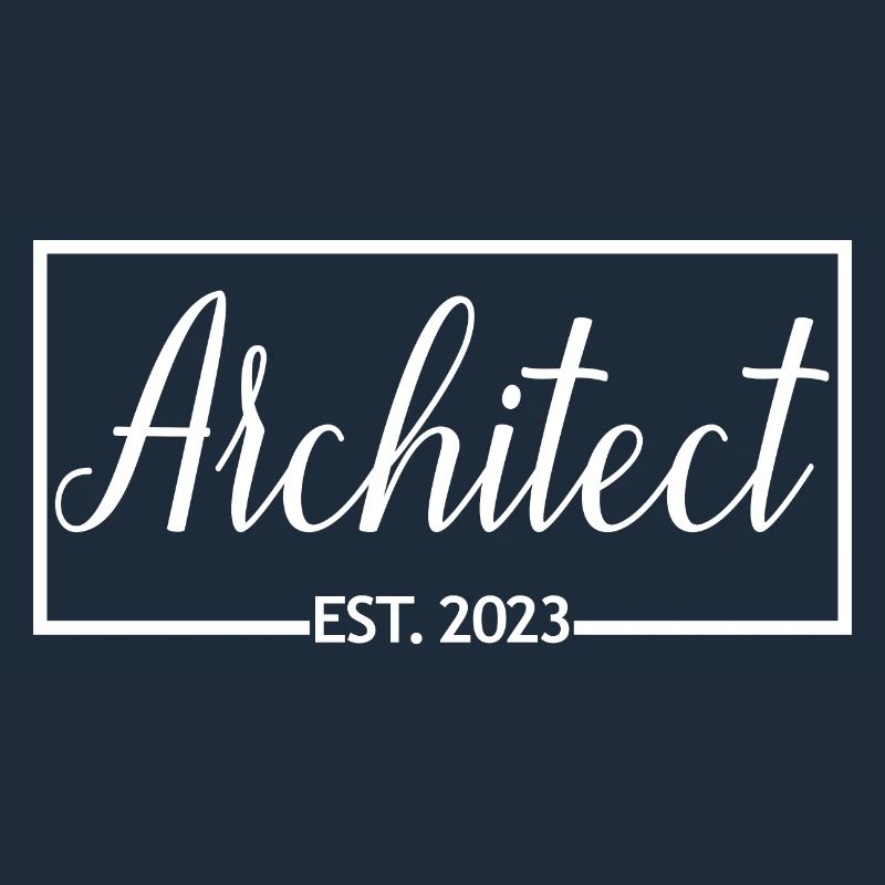 Architecte Est. 2023 Étudiant Architecte Diplômé