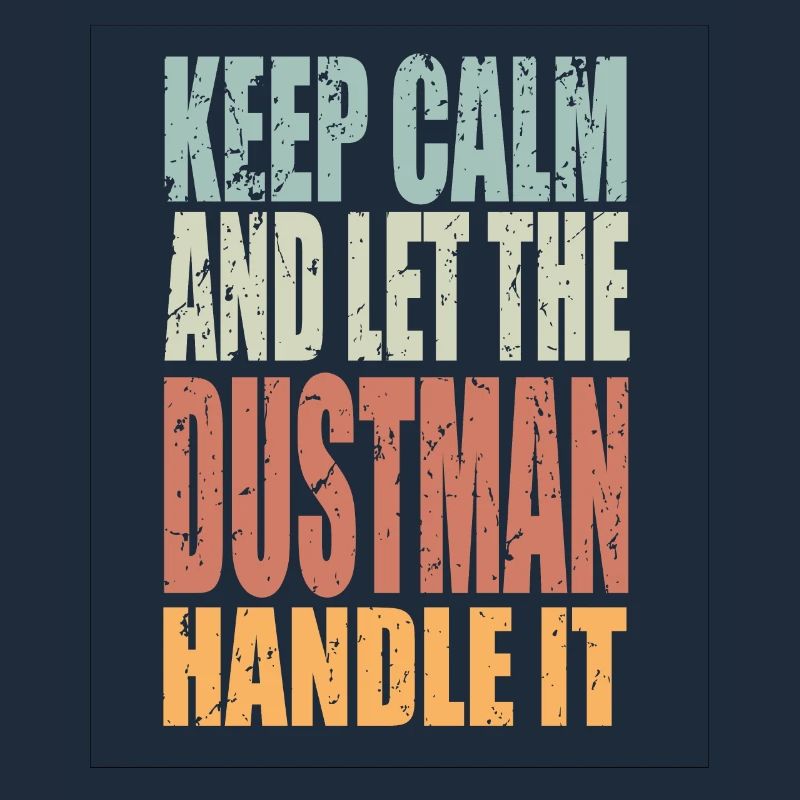 Keep Calm Müllmann Spruch Müllmann Geschenk