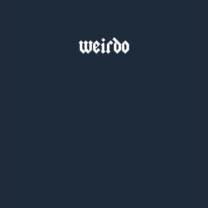 Weirdo Anders Especially Emo Goth Punk Nerd Weird
